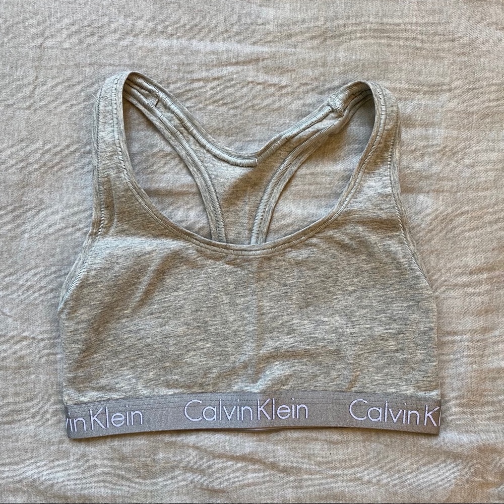 Calvin Klein Underwear gray bralette bra